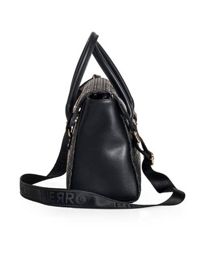 Τσάντα χειρός  Jocasta Straw Black