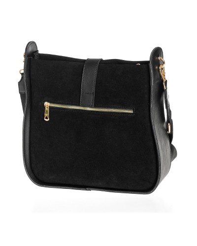 Tσάντα Χιαστί Morrigan Suede Black