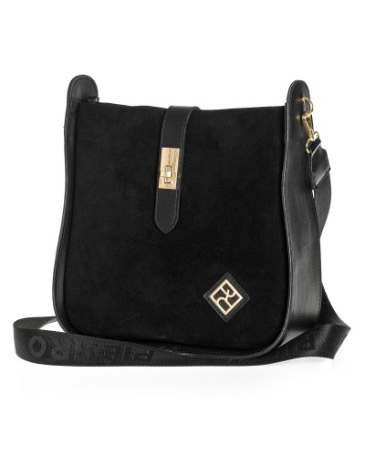 Tσάντα Χιαστί Morrigan Suede Black