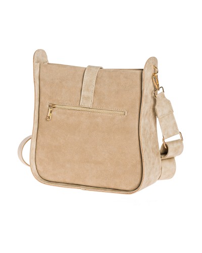 Tσάντα Χιαστί Morrigan Suede Beige