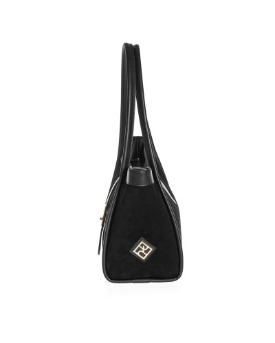 Τσάντα Ώμου Octavia Suede Black