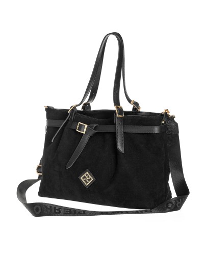 Τσάντα Ώμου Asha Suede Brown