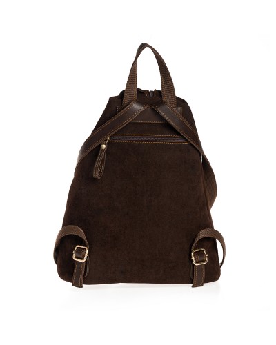Τσάντα Σακίδιο Belig Suede Brown