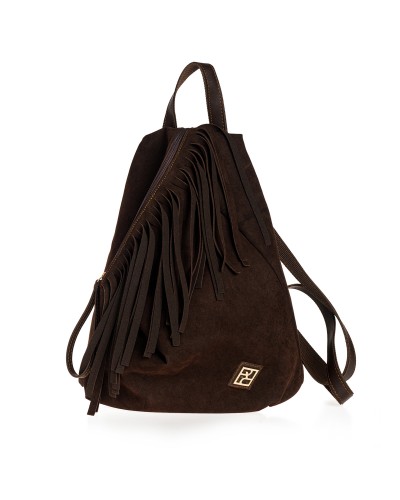 Τσάντα Σακίδιο Belig Suede Brown